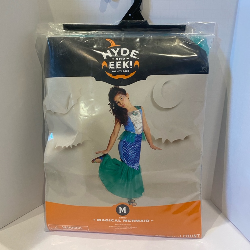 Hyde and Eek! Boutique Kids' Magical Mermaid Costume Halloween Size Medium NWT